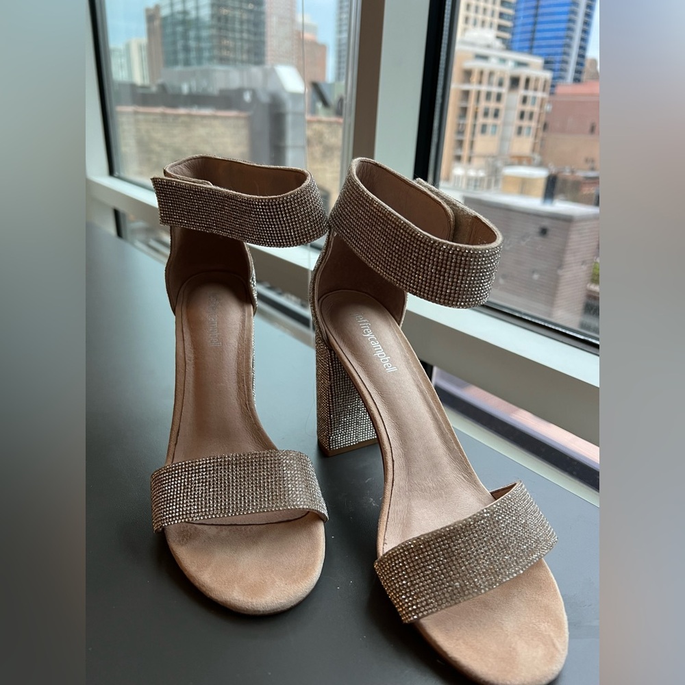 Jefferey Campbell Sparkly Stack Heels